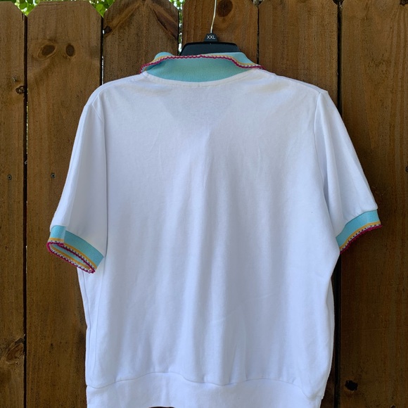 Vintage Sarah Bryson Collared T-shirt size XL Made in USA. - Picture 4 of 6